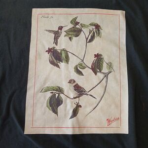 Woolrich x Target Graphic Print Short Sleeve T-Shirt Olive Green Bird XXL NWT